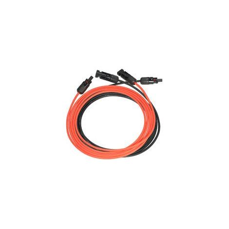 YMYNY Solarpanel-Verlängerungskabel mit MC4-Stecker, rot + schwarz, Paar, 10 AWG, 3 Meter/10 Fuß (1/5)