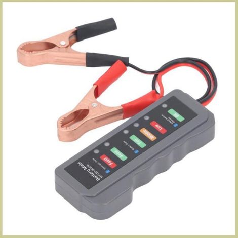 Testeur de batterie de voiture, outil de détection de tension de Test d'alternateur 12V pour tous les véhicules (1/4)