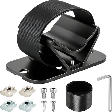 Porte-vélo à fourche avant, Support de fourche à bloc de vélo mis à jour, Porte-vélo sur toit de voiture, Fourche à serrage rapide 5/12/15x100mm 15x110mm pour voyage et transport en plein air (Noir) (1/5)