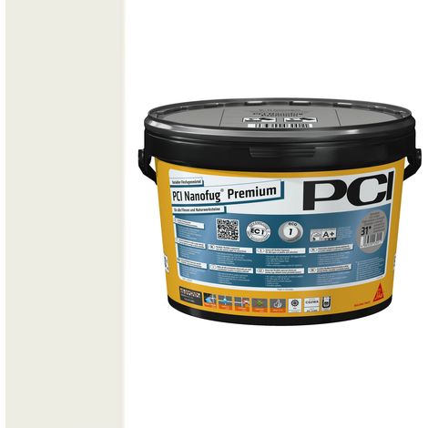 PCI Nanofug Premium 5kg Flexfugenmörtel Nr. 23 lichtgrau (1/2)