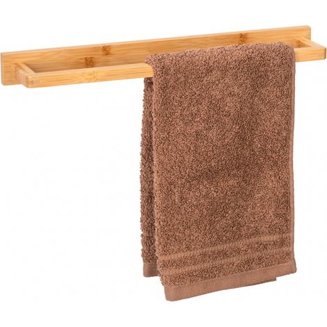 Estante toallero, opciones de fijación, Inbara 40cm bambú WENKO WENKO