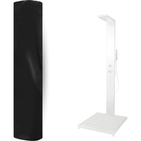 Custodia protettiva doccia esterna impermeabile antivento rivestimento anti uv modello cedro - confezione 1