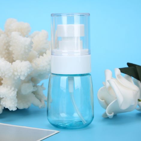 Flacon vaporisateur de voyage de 30 ml, rechargeable, vide, pour parfum ou toner (bleu). (1/5)