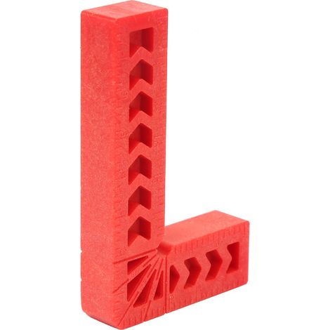 4 règles d'angle droit en plastique de type L à 90 degrés, outil de travail du bois, localisateur auxiliaire (3 pouces) (1/5)