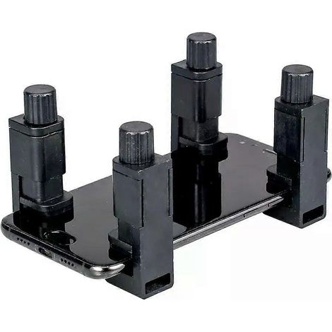 Lot de 4 supports de fixation universels réglables pour téléphones portables, outils de réparation, clips de fixation pour écrans LCD et tablettes. (1/4)