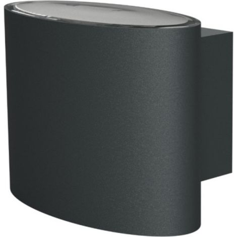 Applique led lampadari bartalini suluco cct ip54 alluminio termoplastica biemissione, finitura metallo antracite