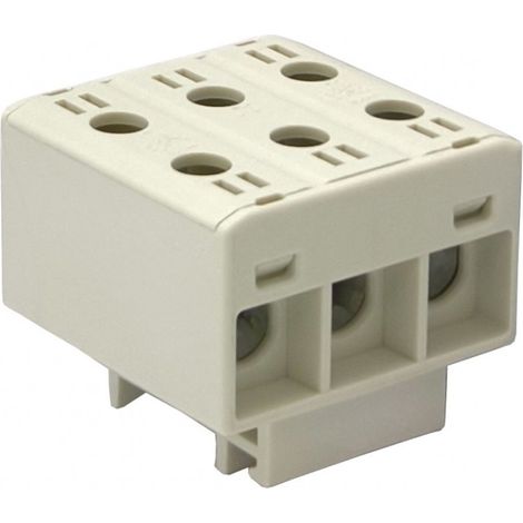Universeller Schienenverbinder AL/CU elektrische Schraube 6 OFFEN L1 L2 L3 Kabel (1/4)