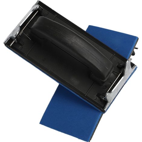 Support pour ponceuse à plaques de plâtre manuelle, porte-feuilles de papier de verre en plastique, bloc de ponçage manuel standard (1/5)