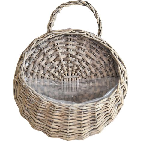 Jardinière suspendue pour terrasse, porche, pelouse, panier décoratif tressé embellir le jardin (1/5)