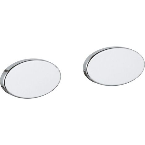 GROHE 2 Stück Abdeckkappen 1009900M für Griff Grohtherm 1000 verchromt