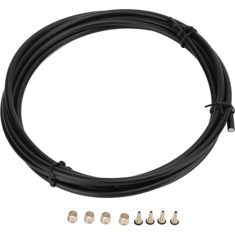 Kit de câble de frein à disque hydraulique 5.5mm avec bague de compression en cuivre résistant à la déchirure pour vélo (1/5)