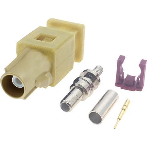 Connecteur Fakra pour câble RG316 code-K, droit