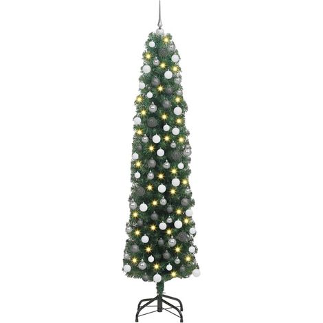 Artificial Christmas Tree with 300 LEDs with Stand Green 180 cm vidaXL