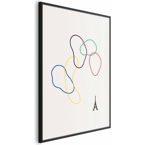 Poster – Bunte Kreise – Digitale Grafik – Minimalismus
