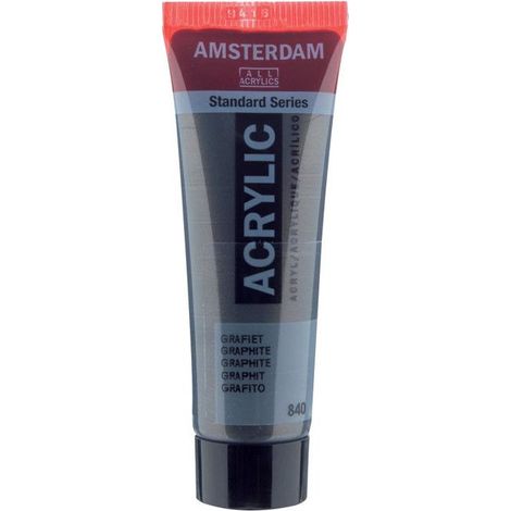 Peinture acrylique - Amsterdam - Standard - 20 ml - Gris - Satiné