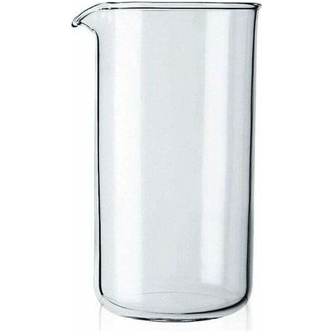 Bécher de Rechange en Verre pour Presse à Café 350ml (3 Tasses, 0,35L, 12oz) – Transparent, Vérifier Compatibilité