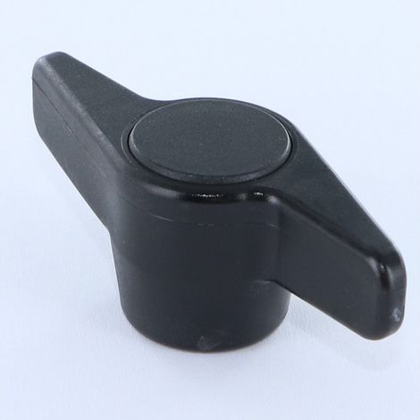 Poignée de serrage femelle nylon noir Insert Nylon M5-1 pièce