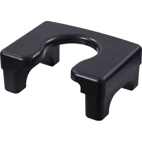 Tabouret de Toilette Portable pour Enfants - Chaise Basse Anti-Dérapante et Hygiénique - Version Noire Multifonction (1/5)