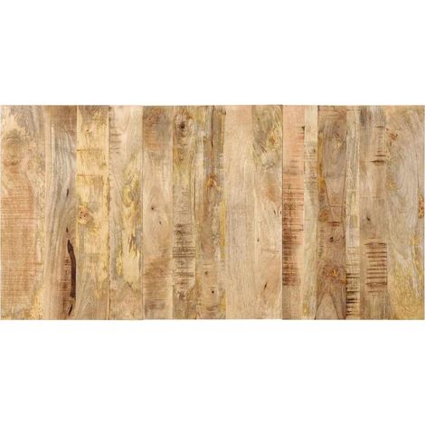 Vidaxl – Tête de lit 160 cm en bois de manguier massif – Design industriel – Excellent soutien pour lecture – Fixation murale pour gain de place