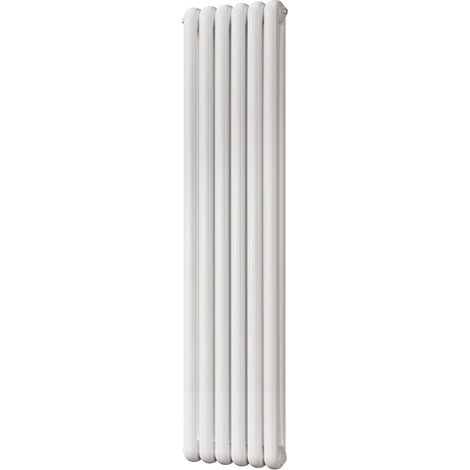 Sherwood - White Vertical Round Top Column Radiator H1800mm x W437mm 2 Column (1/3)