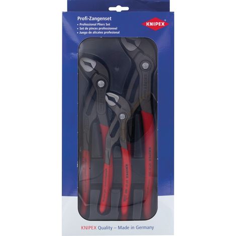 Jeu de 3 pinces professionnel cobra - KNIPEX