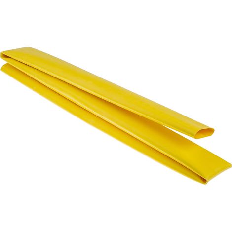 Gaine thermorétractable RS PRO, Dia. 40mm Jaune rétreint 3:1, 1.2m ( Prix pour 1 ) (1/2)