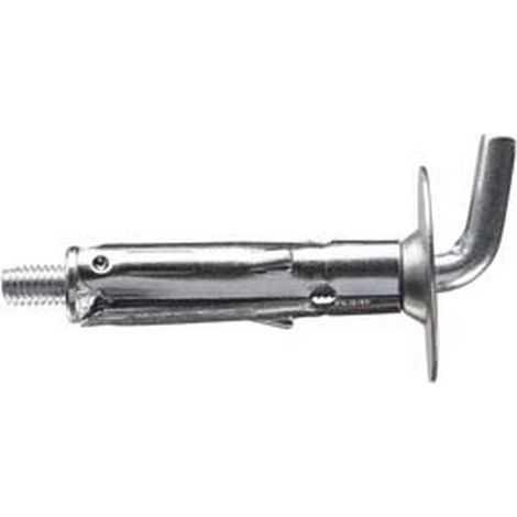 100PZ TASSELLO ACCIAIO CON GANCIO CORTO T61/GC - ø mm.9x40