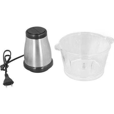 Hachoir à Viande Électrique Multifonction en Acier Inoxydable avec Bol en Verre 2L - 220V Norme UE (1/5)