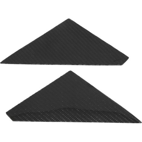 Kit garniture de pilier A en fibre de carbone pour Nissan 350Z Z33 (2003-2008), paire d'autocollants de remplacement pour montants de porte, style sport, noir. (1/5)