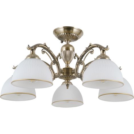 Italux Feneza Elegante lampada da soffitto semi-incasso a più bracci a 5 luci, E27 (1/3)