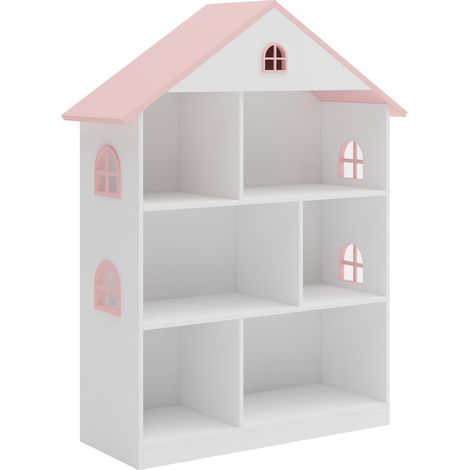 Libreria per bambini 107 x 83 x 30 cm bianca 030008994