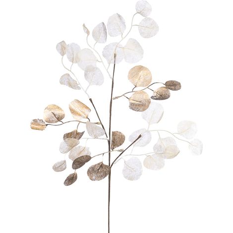 Ramo decorativo color champagne per decorazioni e composizioni di fiori h 70 cm