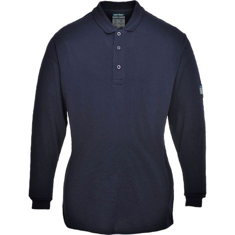Polo Femme Ml Modaflame Fr - Taille Xl - Marine - Portwest