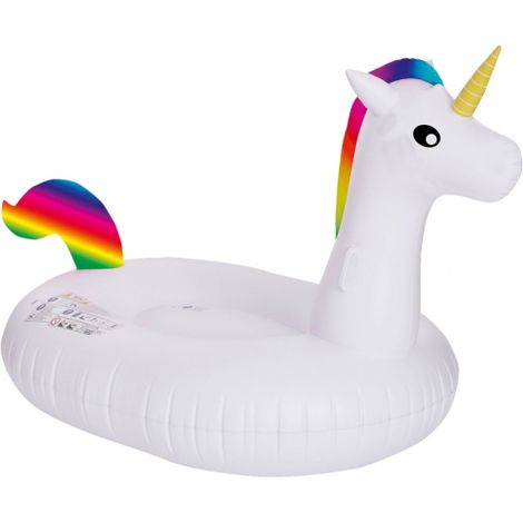 Happy People Einhorn Luftmatratze Aufblastier Schwimmtier Schwimminsel Badetier (1/5)