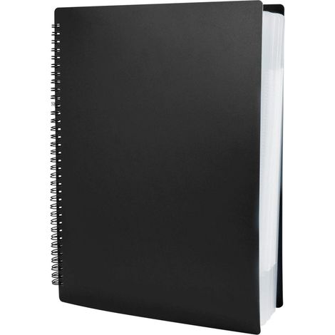 Classeur A4 - Polypropylène Imperméable - 60 Compartiments pour Partitions de Musique - Usage Polyvalent en École Bureau ou Répétition - 1 Pièce