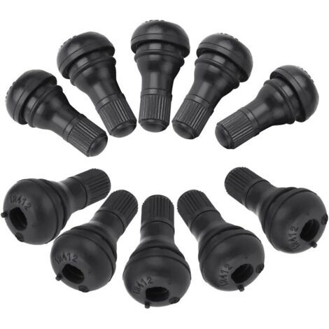Valve Roue Tracteur Tondeuse,Valve Tr412,Lot De 10 Bouchons Anti-Poussière De Valve De Pneu Pour Voiture (1/4)