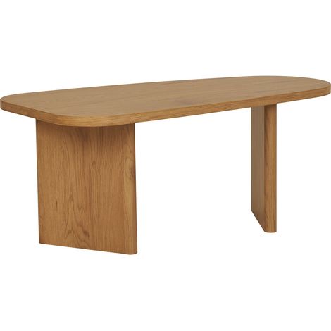 Melo - Tavolino da salotto in MDF naturale 100x50x41 cm (1/5)