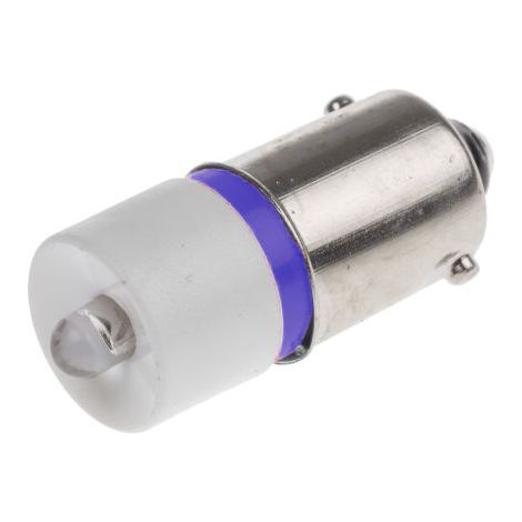 Voyant à LED Bleu, culot BA9S, 24V c.a. / V c.c. ( Prix pour 1 )