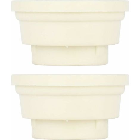 Pool Ladder Rubber Caps, Set of 2, Escalator Rubber Caps, Replacement Ladder Parts, Suitable for Pool Ladders (1/4)