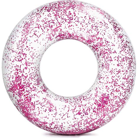 Bouée géante gonflable brillante avec paillettes D 119 cm - Intex (1/4)