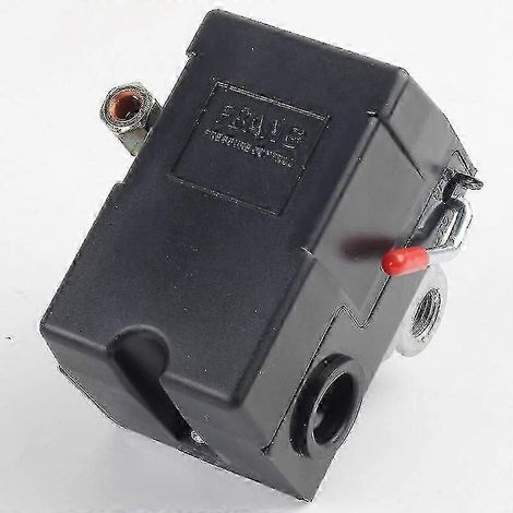 Pressostat de remplacement pour compresseur d'air LF10-4H, plage de pression de 95 à 125 psi, intensité nominale de 20 A, 4 ports (1/5)