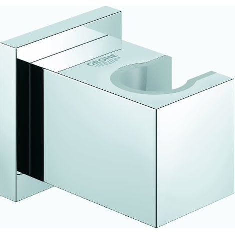 Grohe – Support mural pour douchette Euphoria Cube 27693000 – Finition chromée – Non orientable – Pour salle de bain moderne