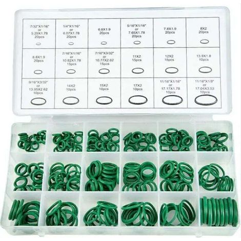 270 pièces climatisation HNBR joints toriques voiture outils de réparation automatique en caoutchouc voiture climatiseur réfrigérant anneau ensembles accessoires de voiture (1/5)