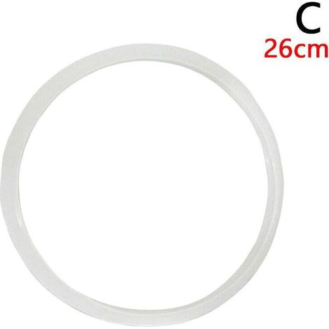 Joint D'Etanchéité En Caoutchouc Silicone - Pour Cocotte Minute Maison - Diamètre 22 24 26 32 Cm - Lot De 1 (1/5)