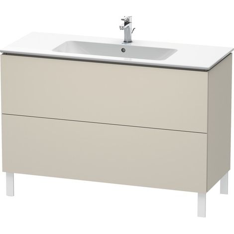 Duravit L-Cube Mueble de aseo vertical, 2 cajones, ancho: 1220mm, (1/5)