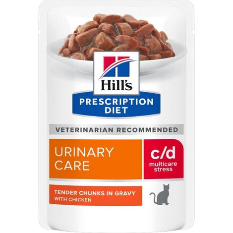 Hill's Gatto Prescription Diet c/d Urinary Care Stress 85gr Pollo