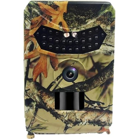 Caméra Faune Sauvage PR100 Caméra De Chasse 12MP Enregistreur Vidéo IP56 Étanche Infrarouge Vision Nocturne Extérieure 1080P Détecteur Sentiers La Faune Surveillance Fiable Précise(PR100 A) (1/5)