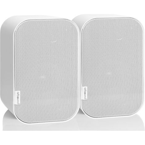 Artsound UNI40, Set aus 2 passiven Lautsprechern, 2-Wege HiFi-Lautsprecher, 20-100 Watt, Wandhalterung mit Kugelgelenk, geeignet für große Räume wie Küche, Café, Laden, Farbe: weiß