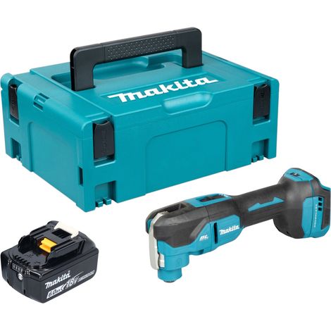 Herramienta multifunción a batería Makita DTM 53 G1J de 18 V OIS / Starlock sin escobillas + 1 batería de 6,0 Ah + Makpac - sin cargador (1/5)