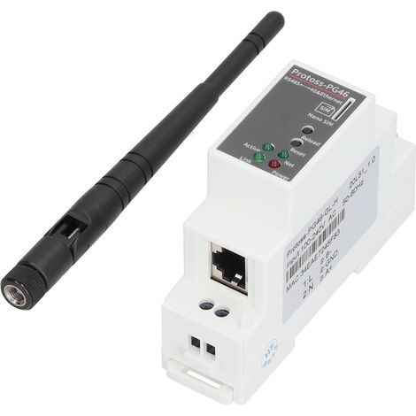 Serveur série Ethernet RS485 vers 4G, montage rail DIN, VPN APN, 5 modes, 13 fréquences, alimentation 100-240V AC, passerelle industrielle robuste pour automatisation. (1/5)